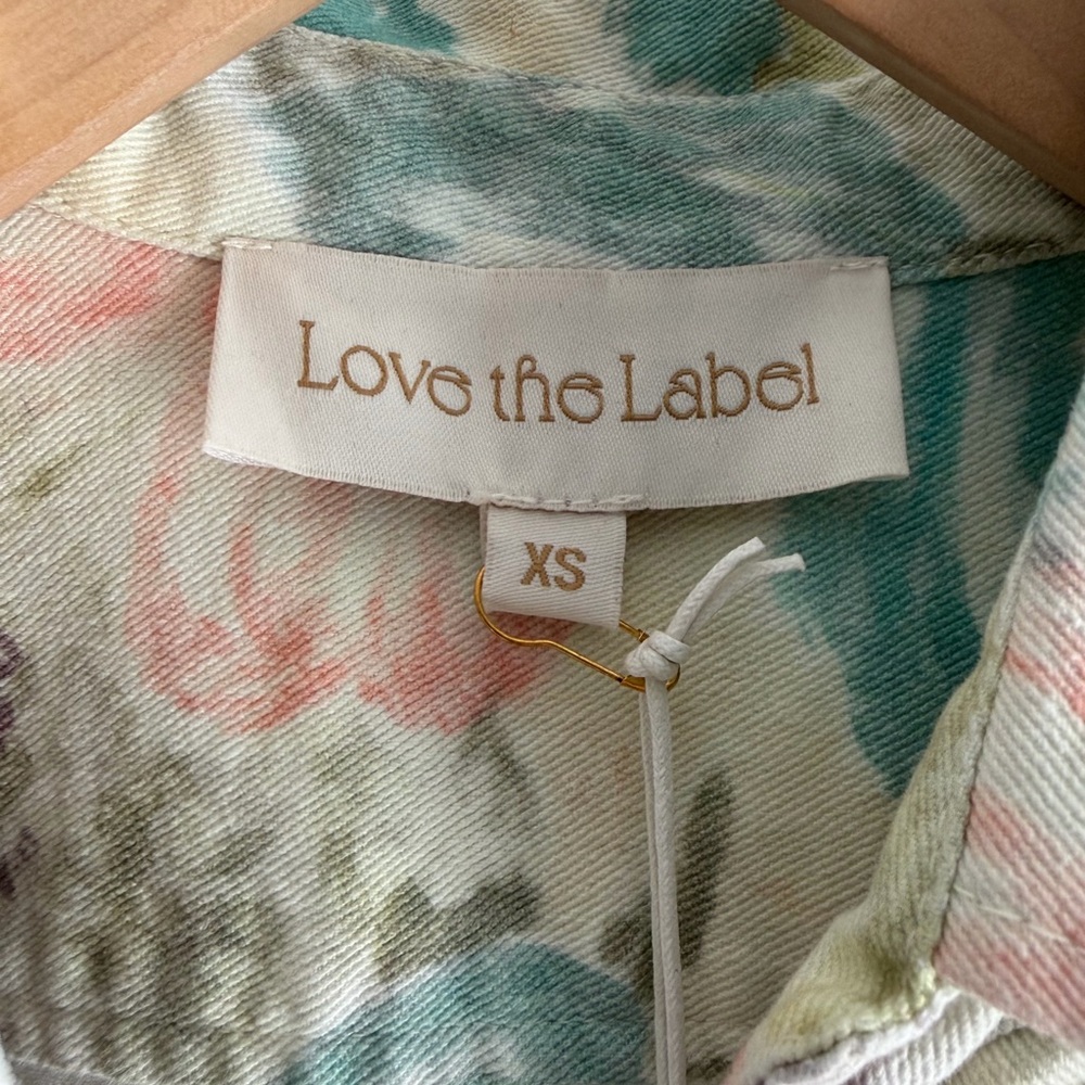 Love the Label NWT Liane Women's Denim Floral Dress Size‎ XS Etham Floral Print - Picture 4 of 12